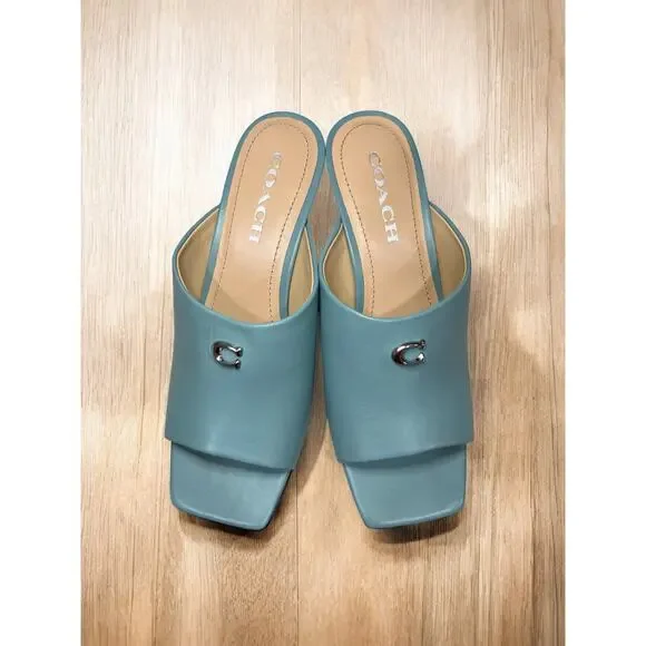 NWOT Coach CS085 Celeste Wedge Sandal Size 8B - Picture 3 of 9